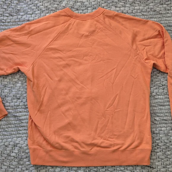 【COACH】Orange Crewneck Coach - Orange Sweatshirt - Seseable
